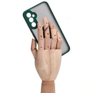 Kup Bizon Case Hybrid Ring Samsung Galaxy A34 5G rauchig mit einem dunkelgrünen Rahmen - BIZ7441 - {ean13} - Sklep Home Screen