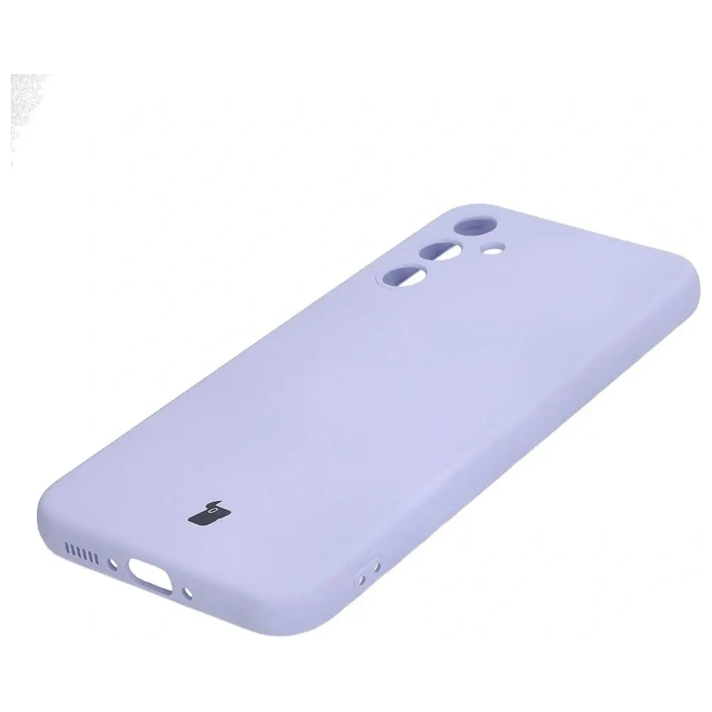 Etui Bizon Case Silicone do Samsung Galaxy A34 5G jasnofioletowe