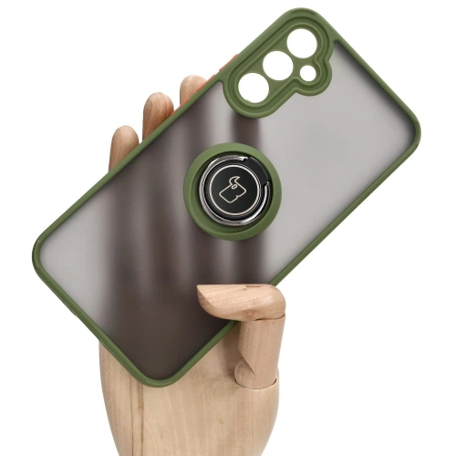 Kup Bizon Case Hybrid Ring Samsung Galaxy A34 5G füstös zöld kerettel - BIZ1056 - {ean13} - Sklep Home Screen