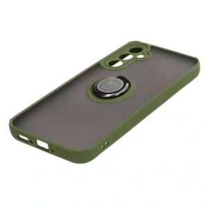 Kup Bizon Case Hybrid Ring Samsung Galaxy A34 5G rauchig mit einem grünen Rahmen - BIZ1056 - {ean13} - Sklep Home Screen