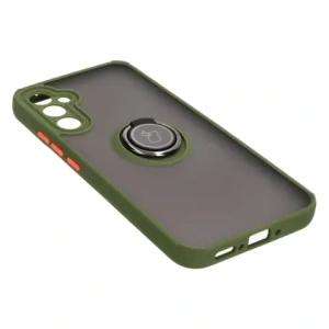 Kup Bizon Case Hybrid Ring Samsung Galaxy A34 5G rauchig mit einem grünen Rahmen - BIZ1056 - {ean13} - Sklep Home Screen