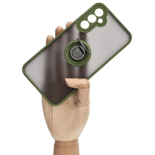 Buy Bizon Case Hybrid Ring Samsung Galaxy A34 5G smoky with a green frame - BIZ1056 - {ean13} - Home Screen Store Europe