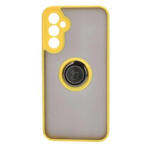 Buy Bizon Case Hybrid Ring Samsung Galaxy A34 5G smoky with a yellow frame - BIZ1057 - {ean13} - Home Screen Store Europe