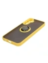 Buy Bizon Case Hybrid Ring Samsung Galaxy A34 5G smoky with a yellow frame - BIZ1057 - {ean13} - Home Screen Store Europe