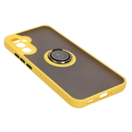 Buy Bizon Case Hybrid Ring Samsung Galaxy A34 5G smoky with a yellow frame - BIZ1057 - {ean13} - Home Screen Store Europe