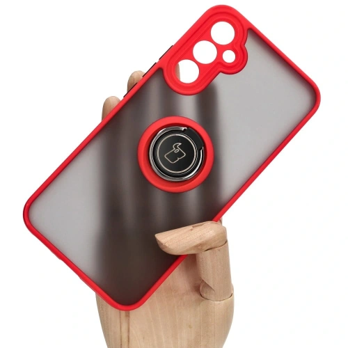 Buy Bizon Case Hybrid Ring Samsung Galaxy A34 5G smoky with a red frame - BIZ1059 - {ean13} - Home Screen Store Europe
