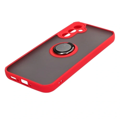 Buy Bizon Case Hybrid Ring Samsung Galaxy A34 5G smoky with a red frame - BIZ1059 - {ean13} - Home Screen Store Europe