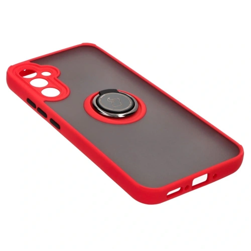 Kup Bizon Case Hybrid Ring Samsung Galaxy A34 5G fumuriu cu un cadru roșu - BIZ1059 - {ean13} - Sklep Home Screen