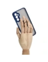 Kup Etui s úchopem na prst Bizon Case Hybrid Ring pro Samsung Galaxy A34 5G kouřové s modrým rámečkem - BIZ1060 - {ean13} - Sklep Home Screen