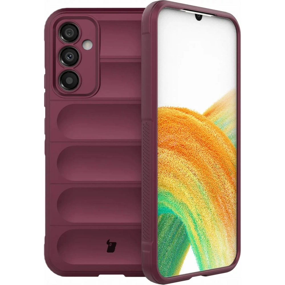 Pancerne etui Bizon Case Tur do Samsung Galaxy A34 5G ciemnofioletowe