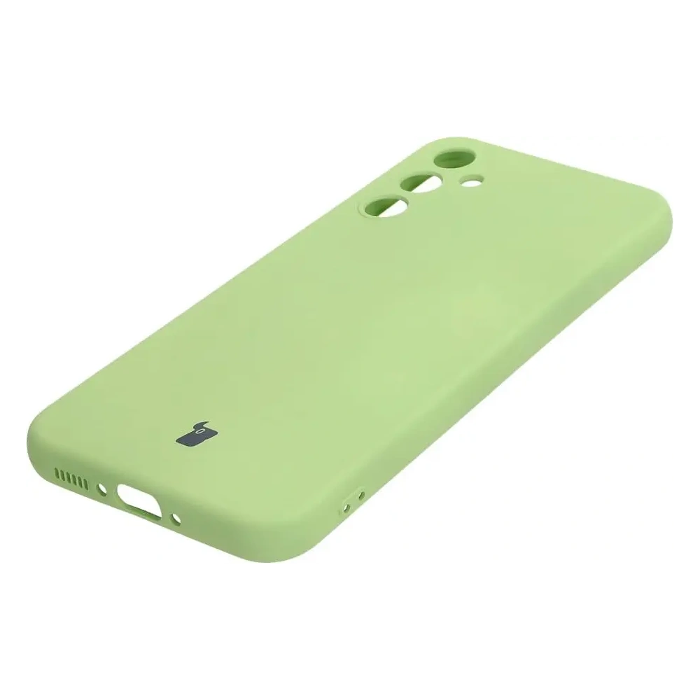 Etui Bizon Case Silicone do Samsung Galaxy A34 5G jasnozielone