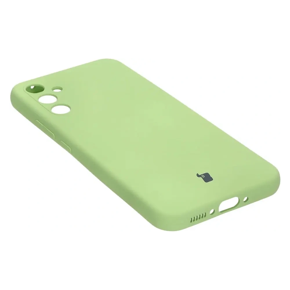 Etui Bizon Case Silicone do Samsung Galaxy A34 5G jasnozielone