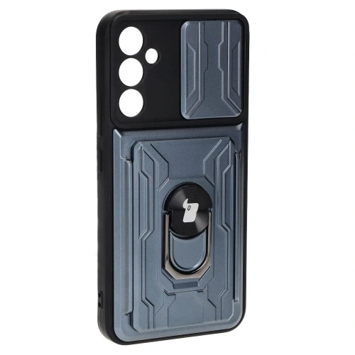 Kup Bizon Case Camshield Kártyafoglalatos Gyűrű Samsung Galaxy A34 5G szürke - BIZ7447 - {ean13} - Sklep Home Screen