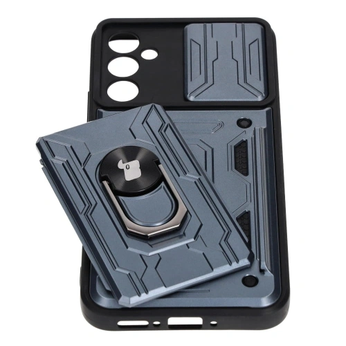 Kup Bizon Case Camshield Kártyafoglalatos Gyűrű Samsung Galaxy A34 5G szürke - BIZ7447 - {ean13} - Sklep Home Screen