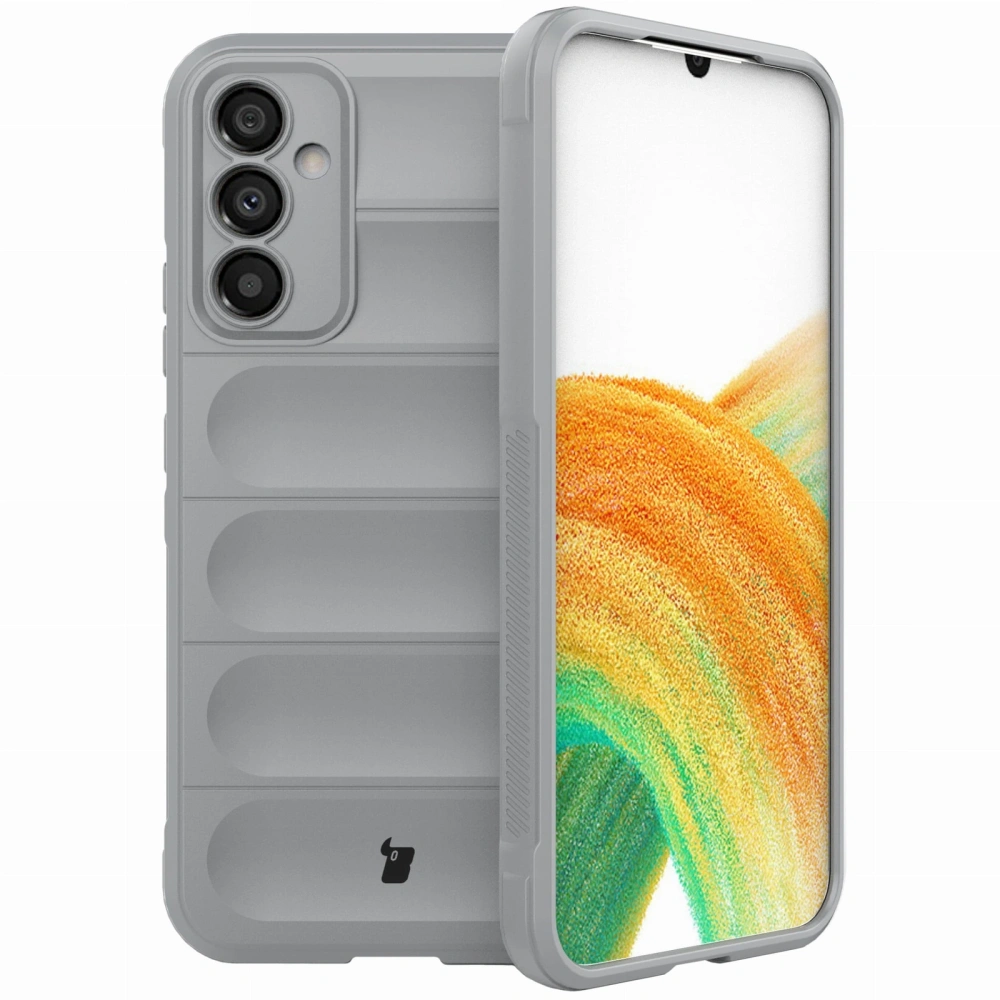 Pancerne etui Bizon Case Tur do Samsung Galaxy A34 5G jasnoszare