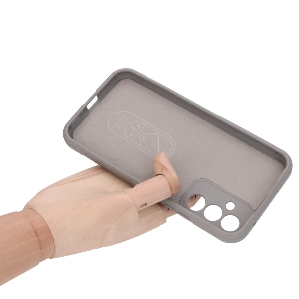 Pancerne etui Bizon Case Tur do Samsung Galaxy A34 5G jasnoszare