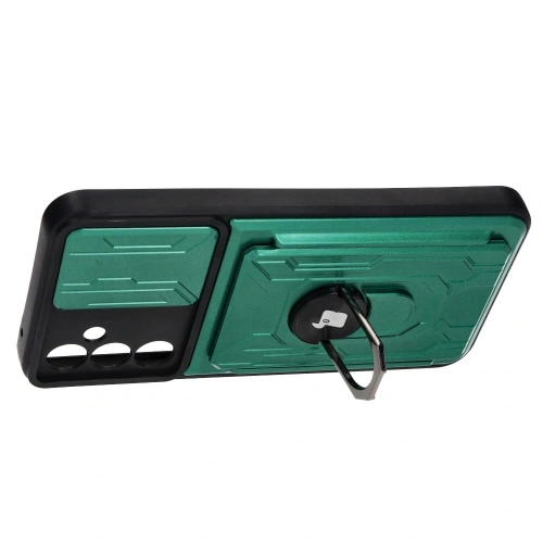 Kup Bizon Case Camshield Kártyahely Gyűrű Samsung Galaxy A34 5G zöld - BIZ7450 - {ean13} - Sklep Home Screen