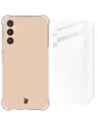Etui + 2x szkło na ekran Bizon Case Clear Pack do Samsung Galaxy A34 5G przezroczyste