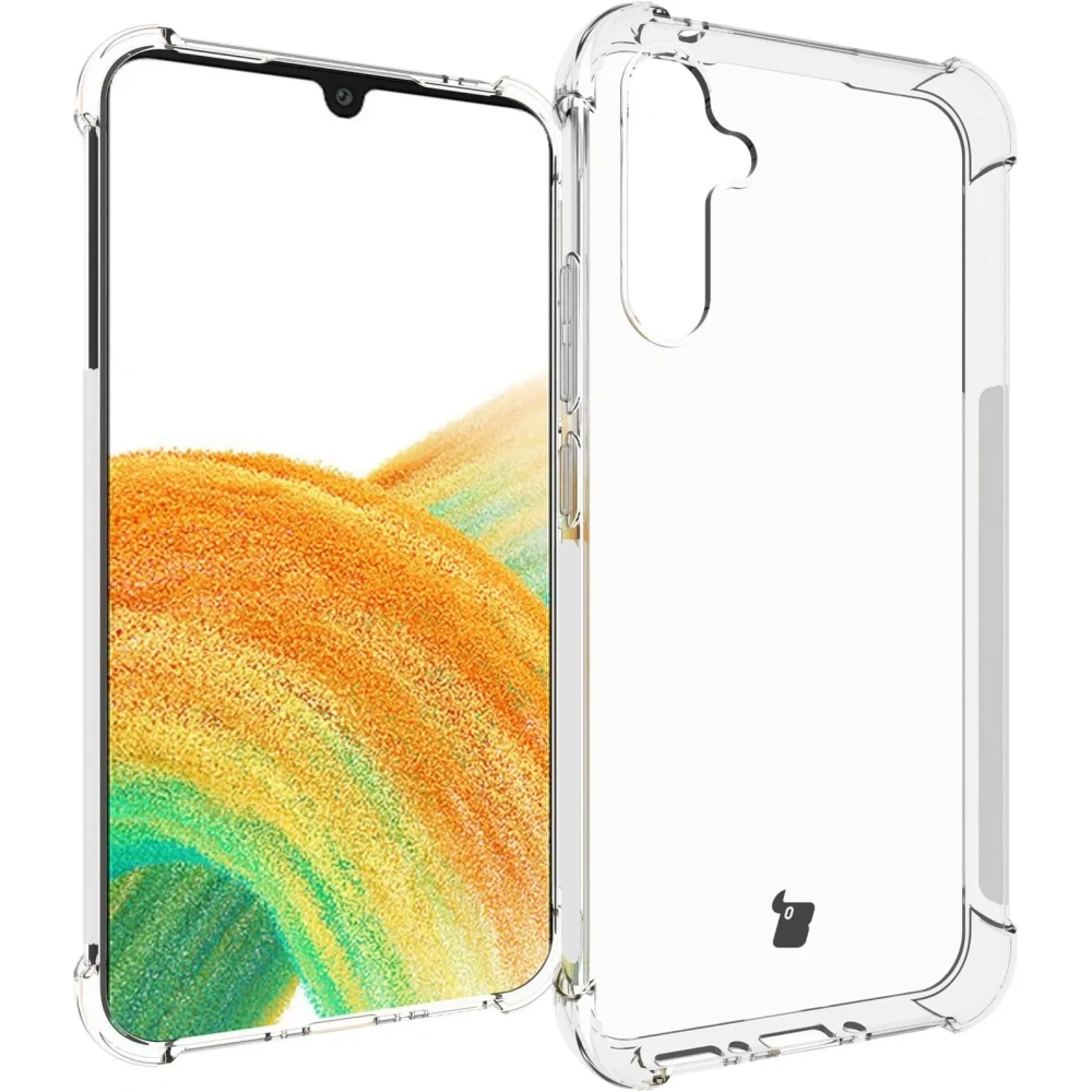 Etui + 2x szkło na ekran Bizon Case Clear Pack do Samsung Galaxy A34 5G przezroczyste