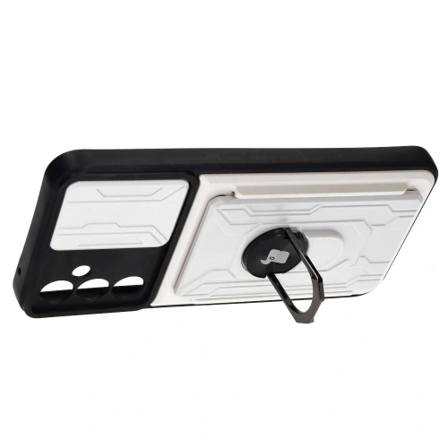 Kup Bizon Case Camshield Kártyahely Gyűrű Samsung Galaxy A34 5G fehér - BIZ7453 - {ean13} - Sklep Home Screen