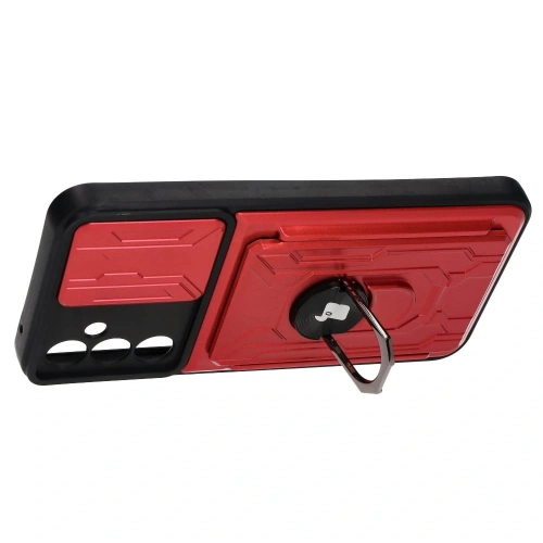 Kup Bizon Case Camshield Kartensteckplatz Ring Samsung Galaxy A34 5G rot - BIZ7456 - {ean13} - Sklep Home Screen