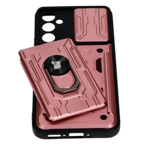 Kup Bizon Case Camshield Kartensteckplatz Ring Samsung Galaxy A34 5G hellrosa - BIZ7458 - {ean13} - Sklep Home Screen