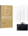 3x szkło hartowane Bizon Glass Clear + szkło na obiektyw Samsung Galaxy A42 5G