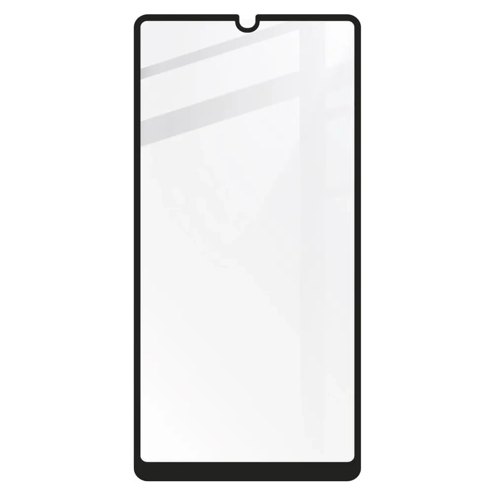 2x szkło hartowane Bizon Glass Edge + ochrona na obiektyw Samsung Galaxy A42 5G czarne