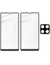 Kup 2x szkło hartowane Bizon Glass Edge + ochrona na obiektyw Samsung Galaxy A42 5G czarne - BIZ7460 - {ean13} - Sklep Home Screen