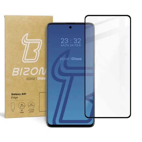 Buy Bizon Glass Edge Samsung Galaxy A51 black - BIZ1088 - {ean13} - Home Screen Store Europe