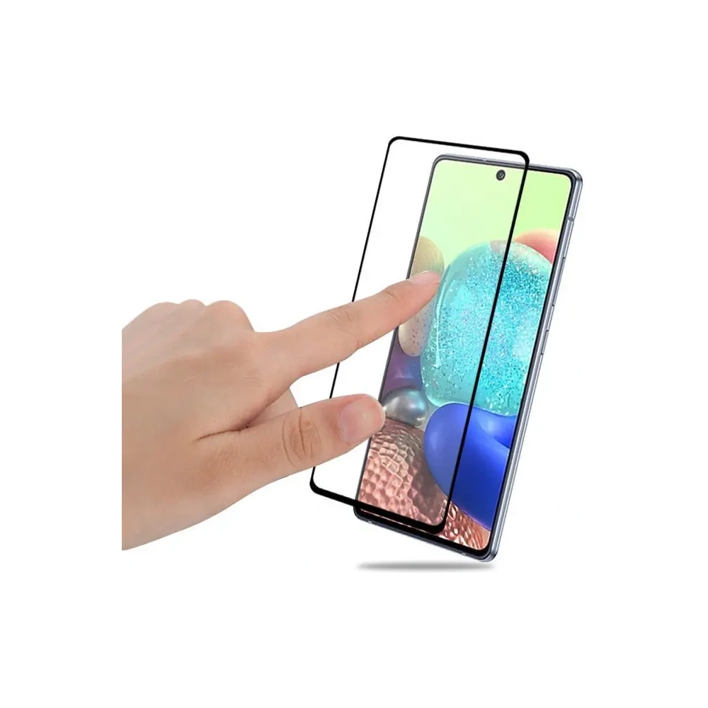 Szkło hartowane Bizon Glass Edge do Samsung Galaxy A51 czarne