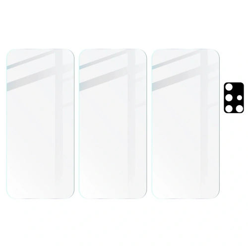 Buy Bizon Glass Clear 3x tempered glass + lens glass Samsung Galaxy A51 - BIZ7463 - {ean13} - Home Screen Store Europe