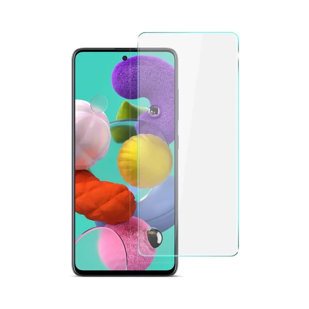 3x szkło hartowane Bizon Glass Clear + szkło na obiektyw Samsung Galaxy A51