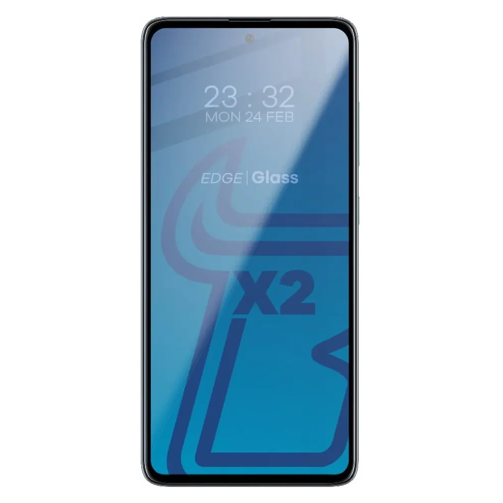 2x szkło hartowane Bizon Glass Edge + ochrona na obiektyw Samsung Galaxy A51 czarne