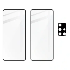 Kup Bizon Glass Edge 2x gehärtetes Glas + Linsenschutz Samsung Galaxy A51 schwarz - BIZ7464 - {ean13} - Sklep Home Screen