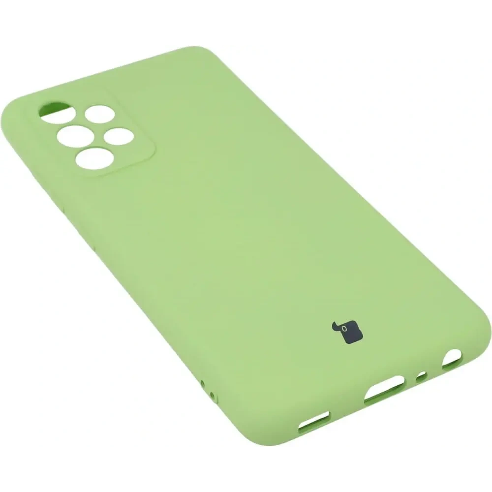 Etui Bizon Case Silicone do Samsung Galaxy A52s 5G A52 5G A52 4G jasnozielone