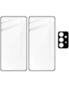 Kup Bizon Glass Edge gehärtetes Glas - [2 PACK] + Linsenschutz Samsung Galaxy A52s 5G A52 4G/5G schwarz - BIZ1096 - {ean13} - Sklep Home Screen
