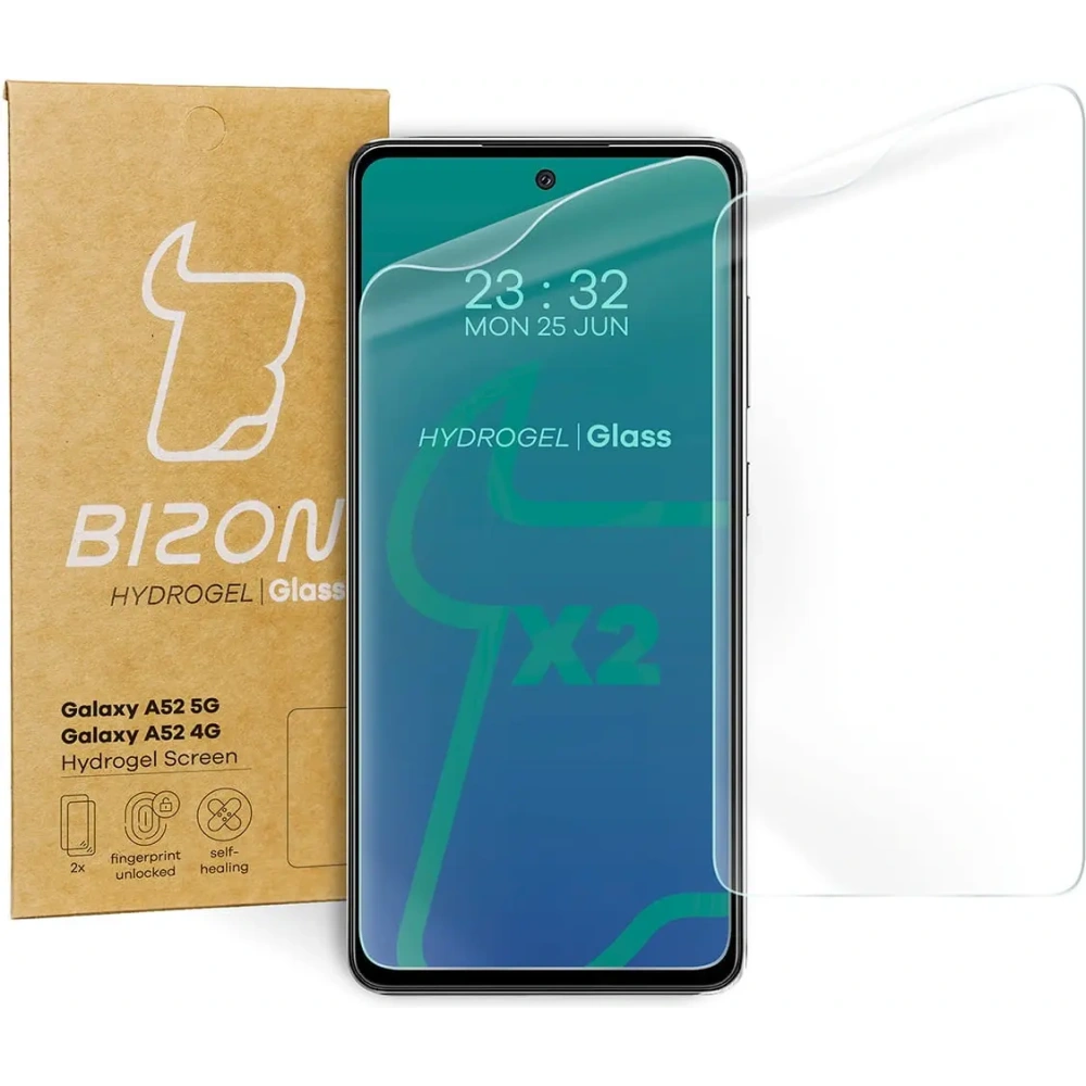 Folia hydrożelowa na ekran Bizon Glass Hydrogel Samsung Galaxy A52s 5G A52 4G/5G [2 PACK]