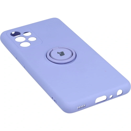 Kup Etui Bizon Case Silicone Ring do Galaxy A52s, A52 5G/4G, fioletowe - BIZ7472 - {ean13} - Sklep Home Screen