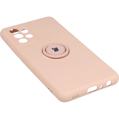 Kup Etui Bizon Case Silicone Ring do Galaxy A52s, A52 5G/4G, jasnoróżowe - BIZ7473 - {ean13} - Sklep Home Screen