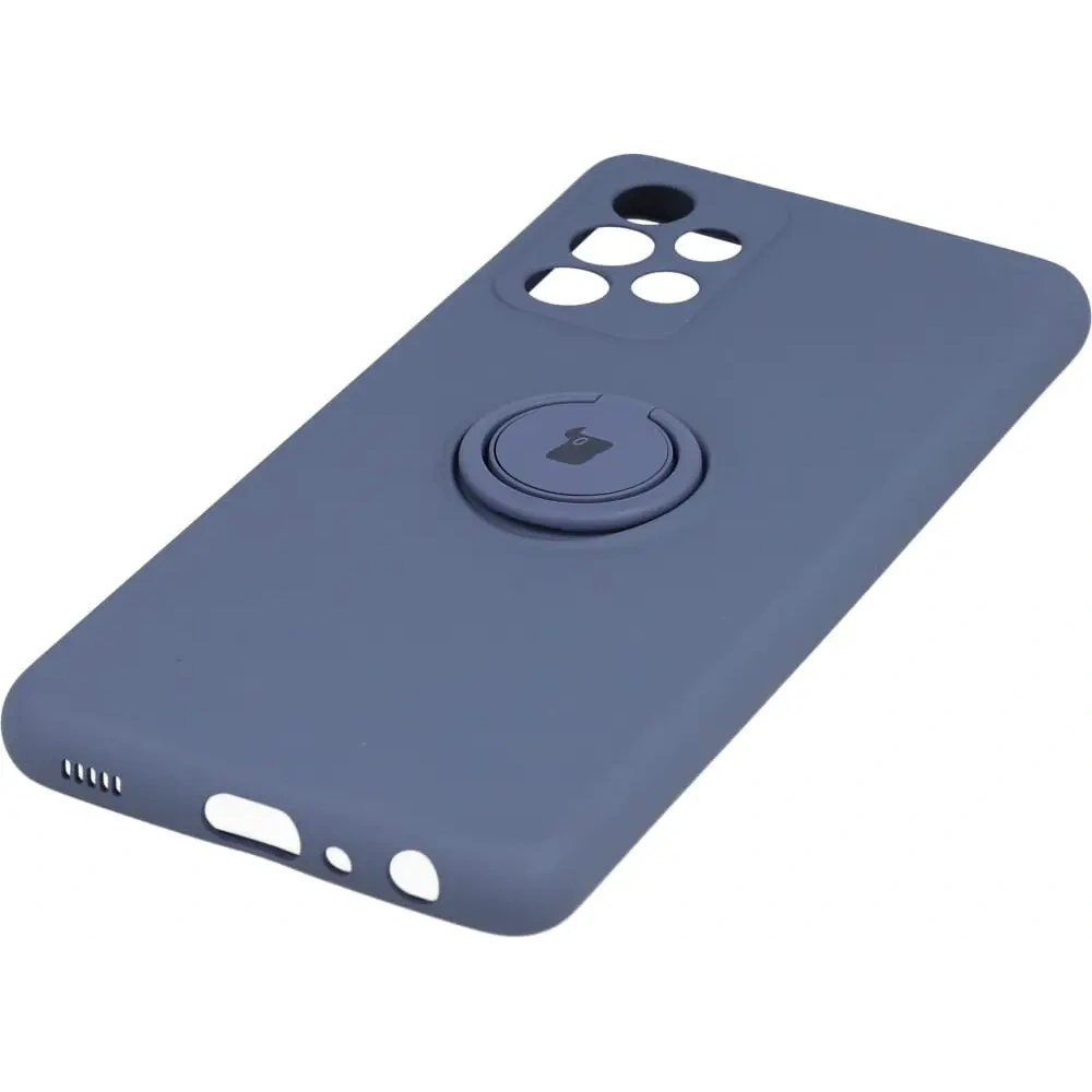 Etui Bizon Case Silicone Ring do Samsung Galaxy A52s / A52 5G/4G szare