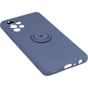 Kup Etui Bizon Case Silicone Ring do Galaxy A52s, A52 5G/4G, szare - BIZ7474 - {ean13} - Sklep Home Screen