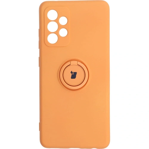 Kup Etui Bizon Case Silicone Ring do Galaxy A52s, A52 5G/4G, pomarańczowe - BIZ7475 - {ean13} - Sklep Home Screen