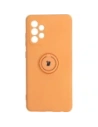Bizon Case Szilikon Gyűrű Samsung Galaxy A52s / A52 5G/4G narancssárga
