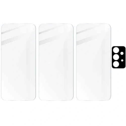 Kup Bizon üveg Tiszta edzett üveg - 3 db. + lencse üveg Samsung Galaxy A52s 5G A52 4G/5G - BIZ1108 - {ean13} - Sklep Home Screen