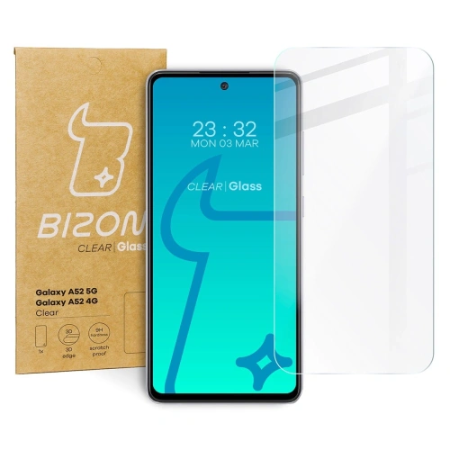 Kup Szkło hartowane Bizon Glass Clear do Samsung Galaxy A52s / A52 5G / A52 4G - BIZ1112 - {ean13} - Sklep Home Screen