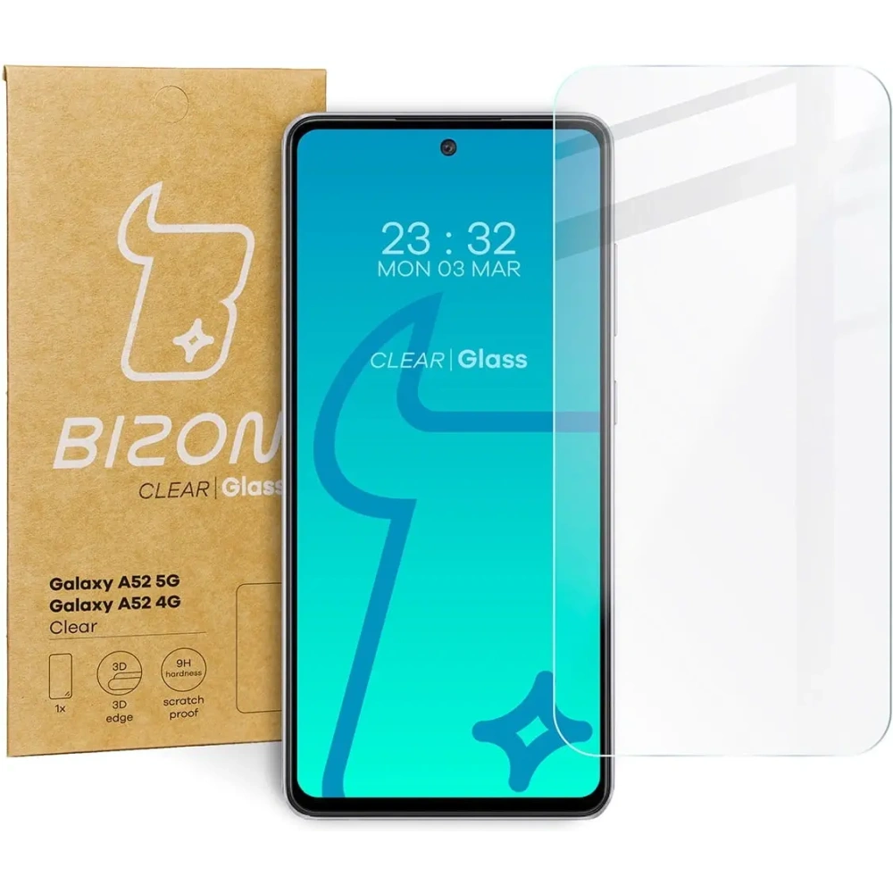 Szkło hartowane Bizon Glass Clear do Samsung Galaxy A52s / A52 5G / A52 4G