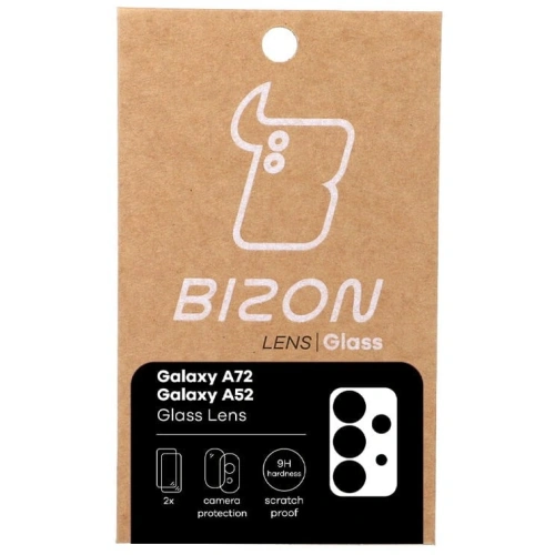 Kup Bizon Lentilă de Sticlă Samsung Galaxy A52s 5G A52 4G/5G A72 4G/5G [2 PACHET] - BIZ1113 - {ean13} - Sklep Home Screen