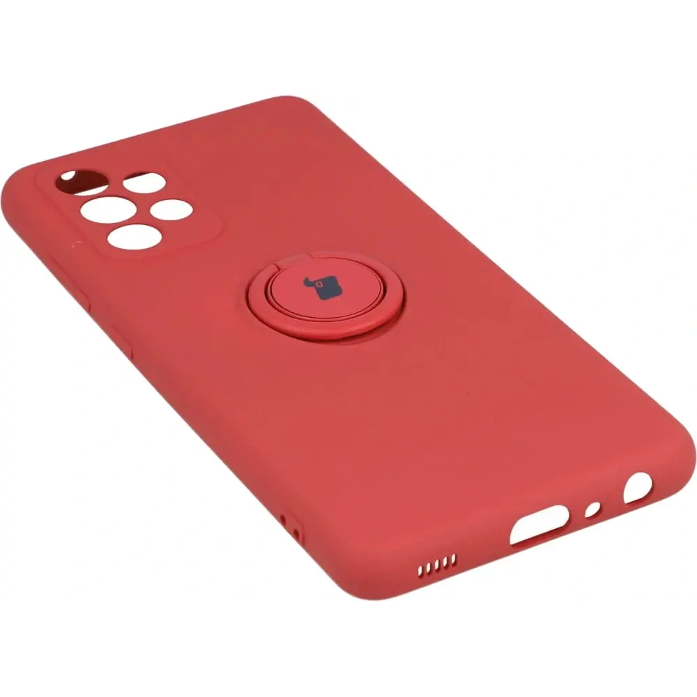 Etui Bizon Case Silicone Ring do Samsung Galaxy A52s / A52 5G/4G ciemny róż