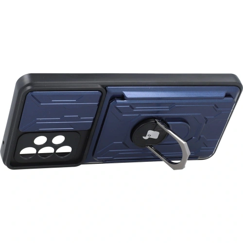 Kup Bizon Case Camshield Kártyafoglalatos Gyűrű Samsung Galaxy A52s 5G A52 4G/5G sötétkék - BIZ7480 - {ean13} - Sklep Home Screen